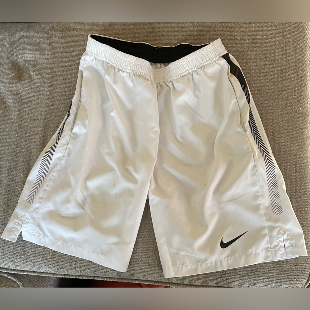 Nike Court Team Tennis Shorts White Medium